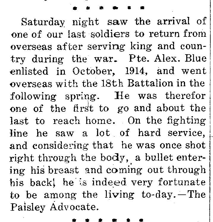 The Kincardine Reporter, September 25, 1919